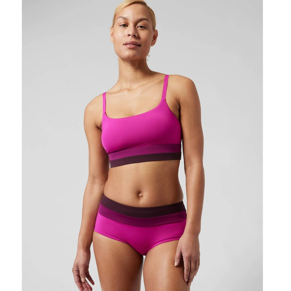 NWT Athleta Coastline bikini top - MEDIUM A/C - Electric Fuchsia - MEDIUM A-C